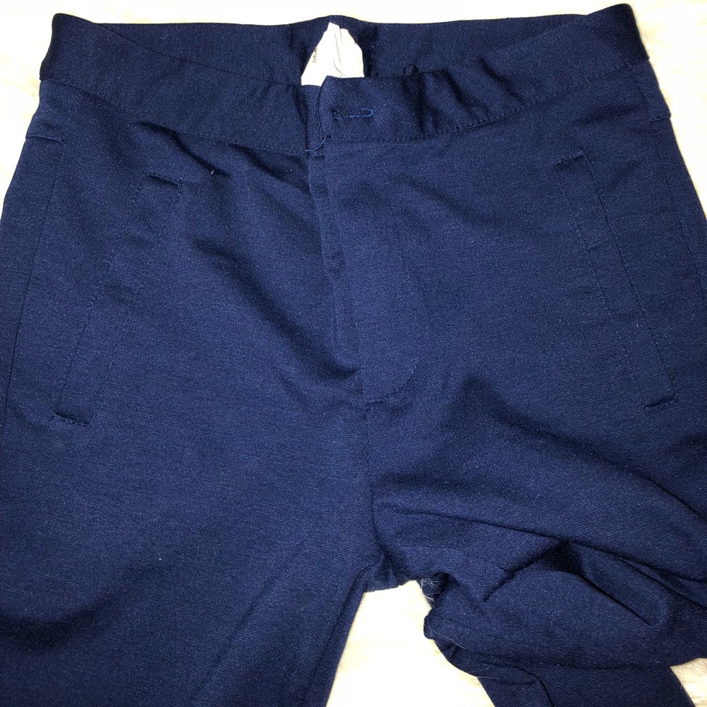 Navy skinny pants